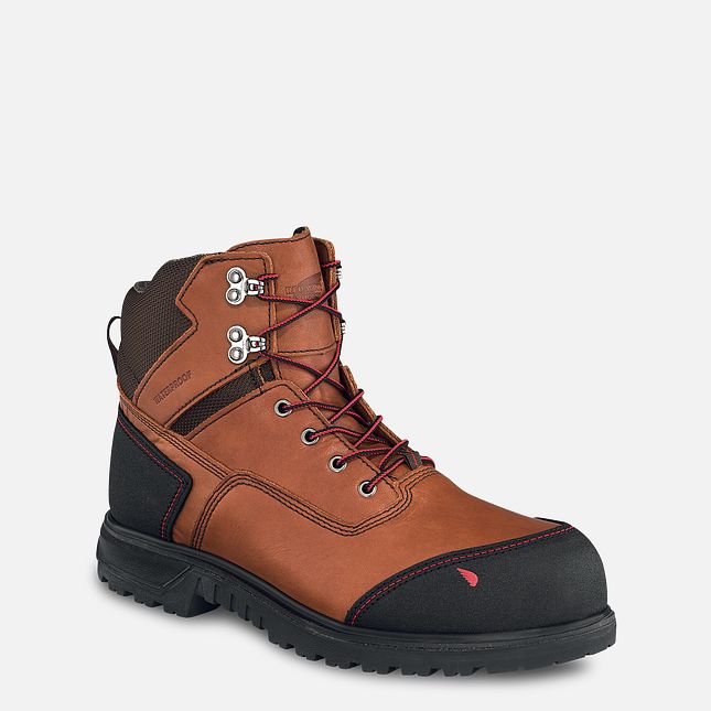 Red Wing 6-inch Waterproof Safety Toe Boot Black-Gray | BRF124630