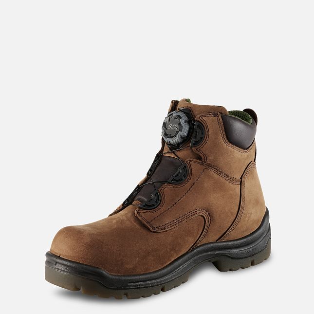 Red Wing 6-inch Waterproof Safety Toe Boot Braun | QTC406837