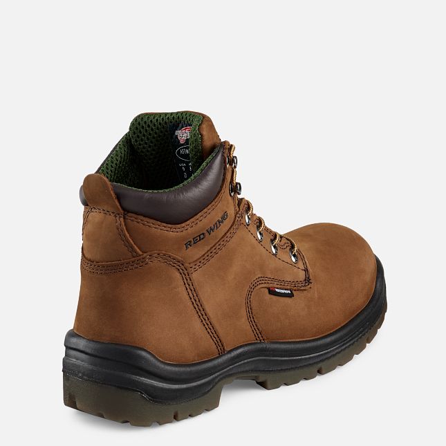 Red Wing 6-inch Waterproof Safety Toe Boot Braun | GTK672185