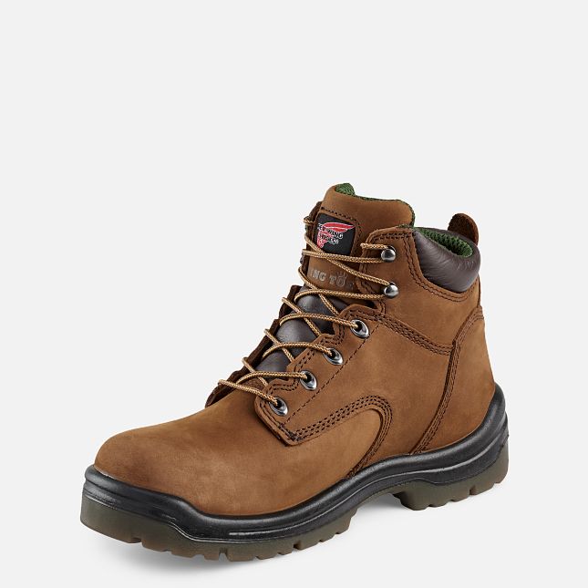 Red Wing 6-inch Waterproof Safety Toe Boot Braun | GTK672185