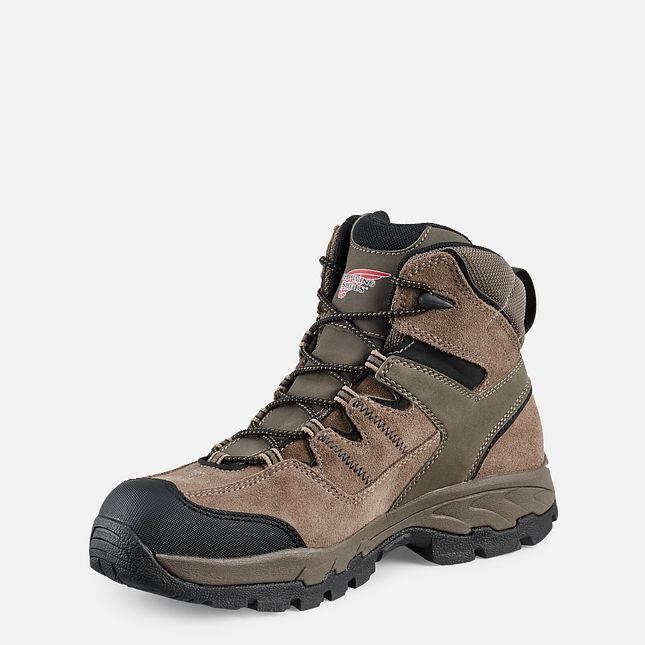 Red Wing 6-inch Waterproof Safety Toe Hiker Boot Gray | ERJ764091