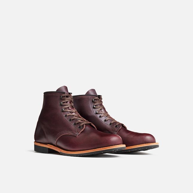 Red Wing 6-inch boot in Black Cherry Excalibur Leather | HZJ421537