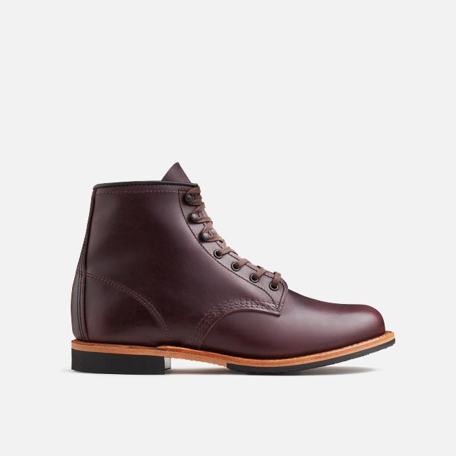 Red Wing 6-inch boot in Black Cherry Excalibur Leather | HZJ421537