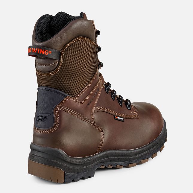 Red Wing 8-inch Insulated, Waterproof CSA Safety Toe Boot Black-Brown | NEL569210