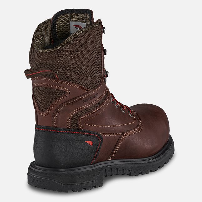 Red Wing 8-inch Waterproof, CSA Safety Toe Boot Black-Gray | SCW482653