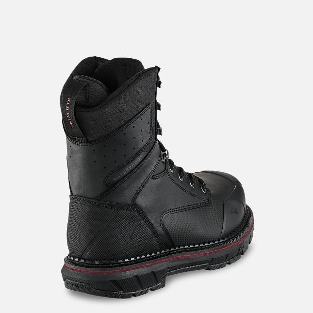 Red Wing 8-inch Waterproof CSA Safety Toe Boot Schwarz | EDK346059