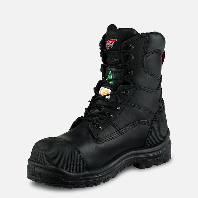 Red Wing 8-inch Waterproof CSA Safety Toe Boot Schwarz | PEA508716