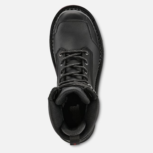 Red Wing 8-inch Waterproof Safety Toe Boot Schwarz | GQN420978