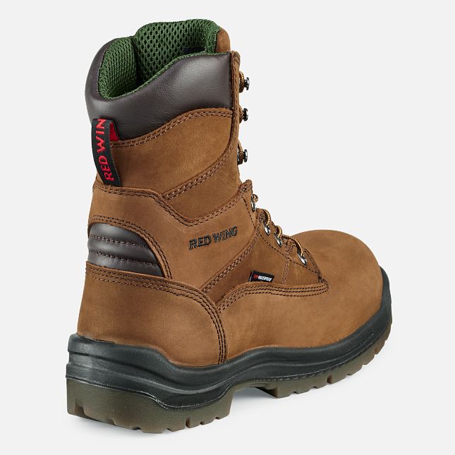 Red Wing 8-inch Waterproof Safety Toe Boot Braun | CIZ302981