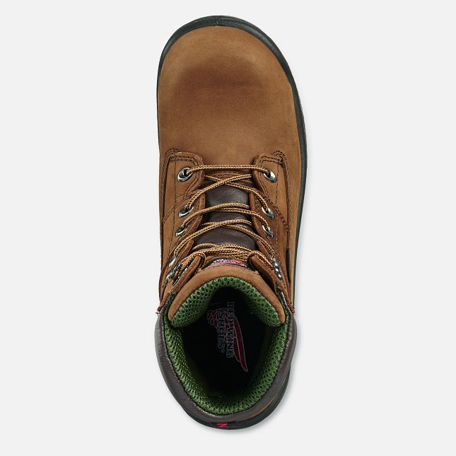 Red Wing 8-inch Waterproof Safety Toe Boot Braun | CIZ302981