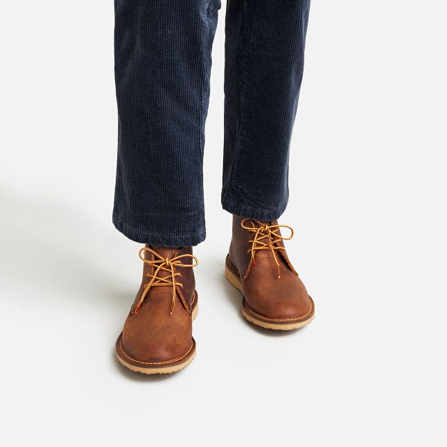 Red Wing Chukka in Copper Rough & Tough Leather | XEO897240