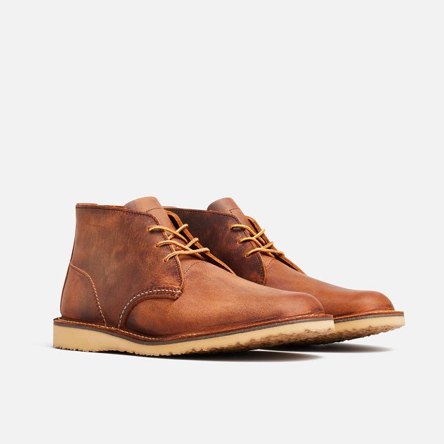 Red Wing Chukka in Copper Rough & Tough Leather | XEO897240