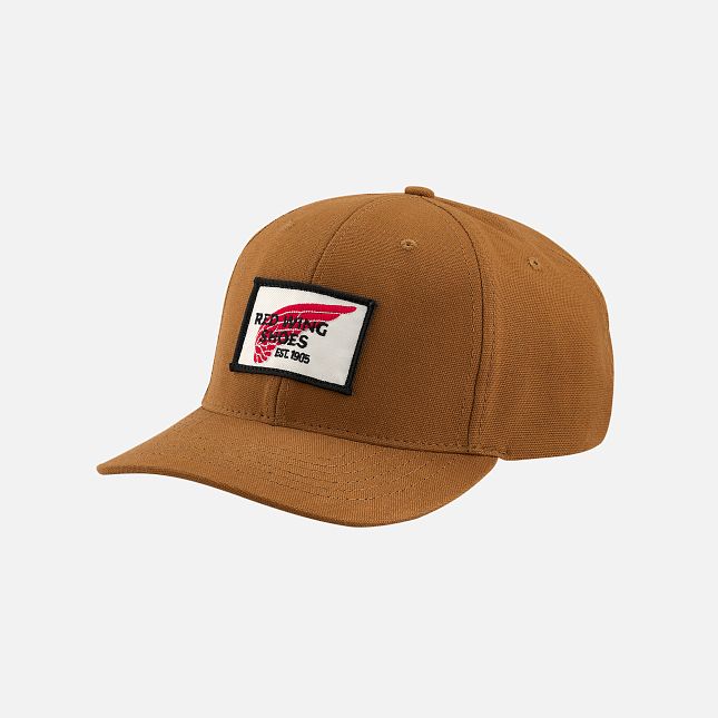 Red Wing Embroidered Logo Ball Cap in Copper | MNX280691