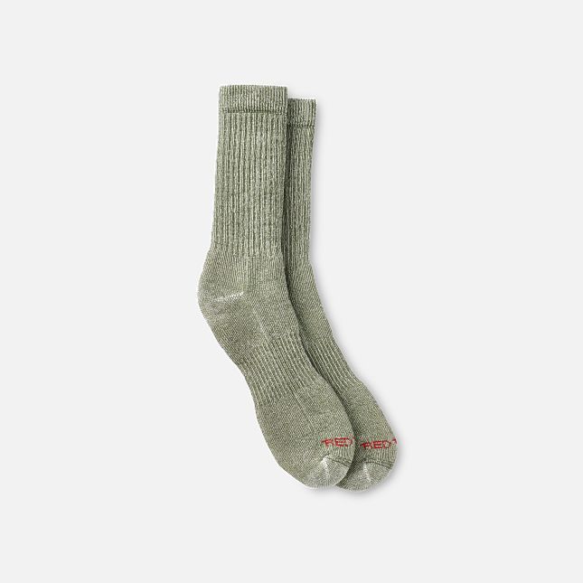 Red Wing Full Crew Socks in Olive | RYZ786541