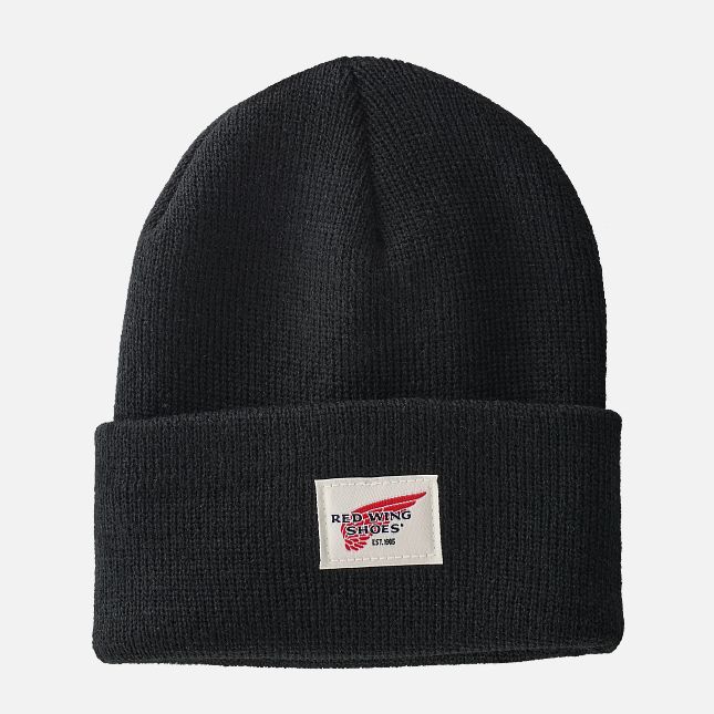 Red Wing Kids Cuffed Beanie Hat in Black | SJL658420