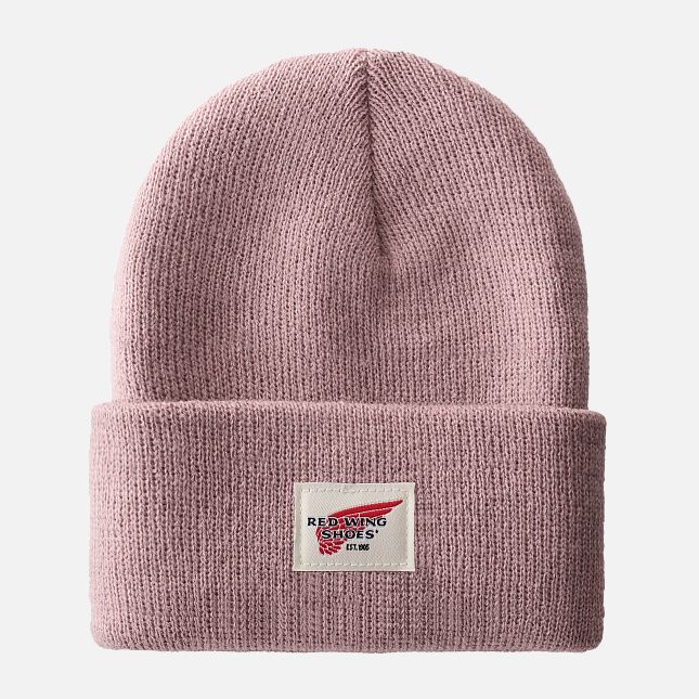 Red Wing Kids Cuffed Beanie Hat in Pale Rose | QUM139487