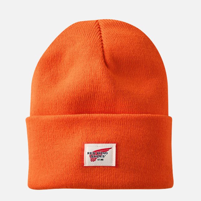 Red Wing Knit Watch Hat in Orange | TXS938614