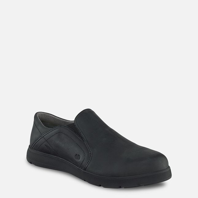 Red Wing Safety Toe Slip-On Schwarz | YEJ685941