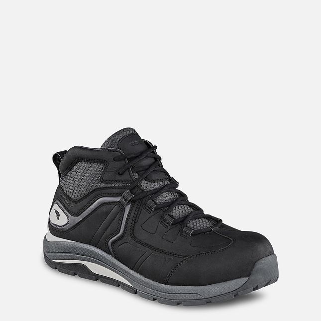 Red Wing Waterproof Safety Toe Athletic Work Shoe Black-Charcoal | EQX475928